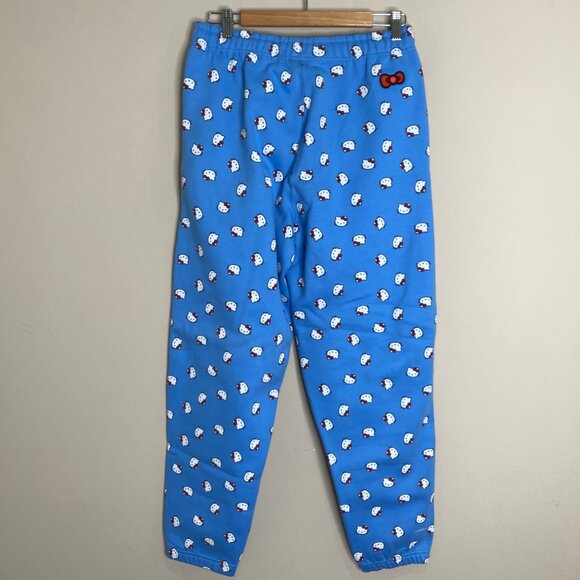 NEW Nike x Hello Kitty NRG Fleece Sweatpants University Blue Unisex XS - Picture 4 of 15